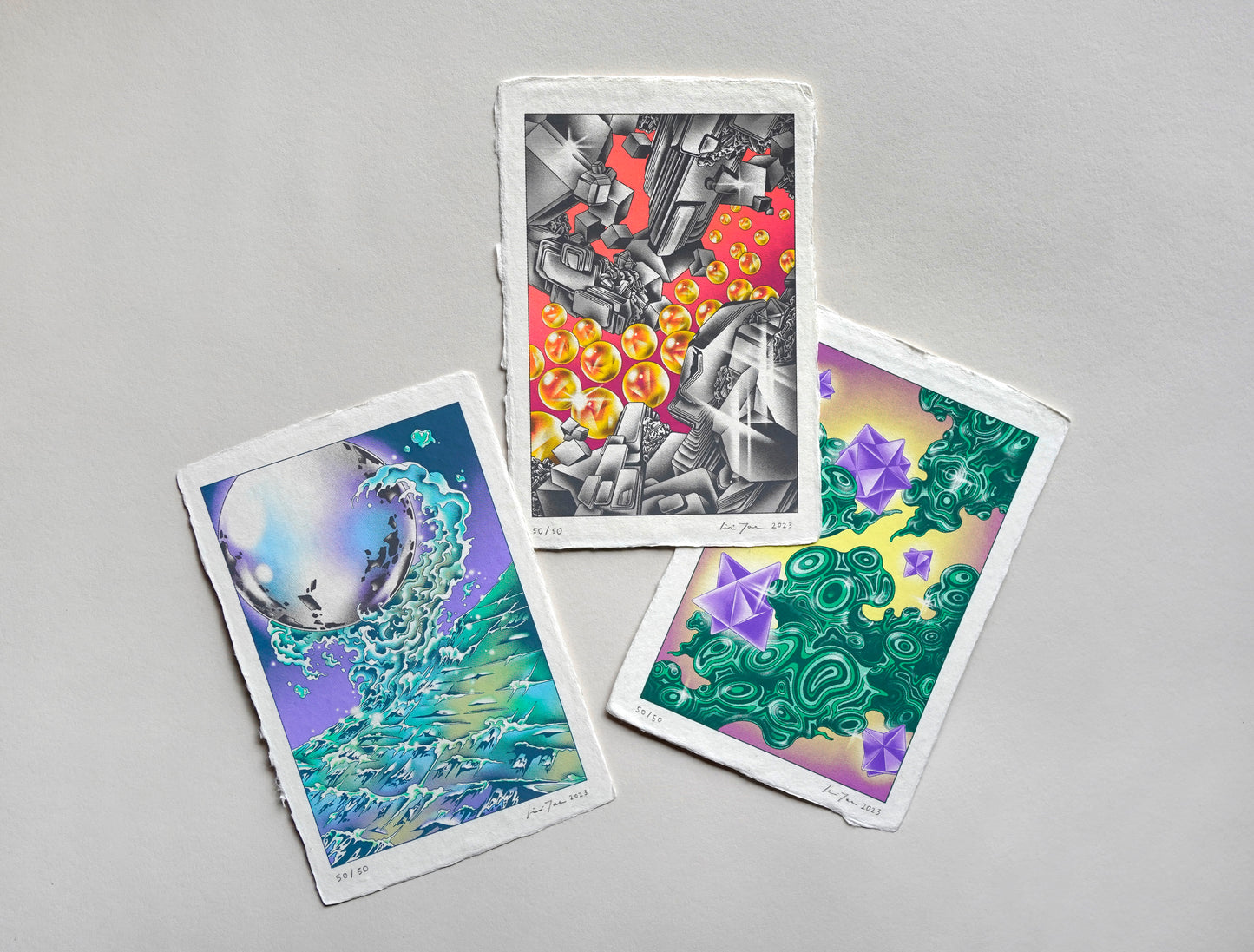 [MINI SCREEN-PRINTS] THE CRYSTAL COLLECTION